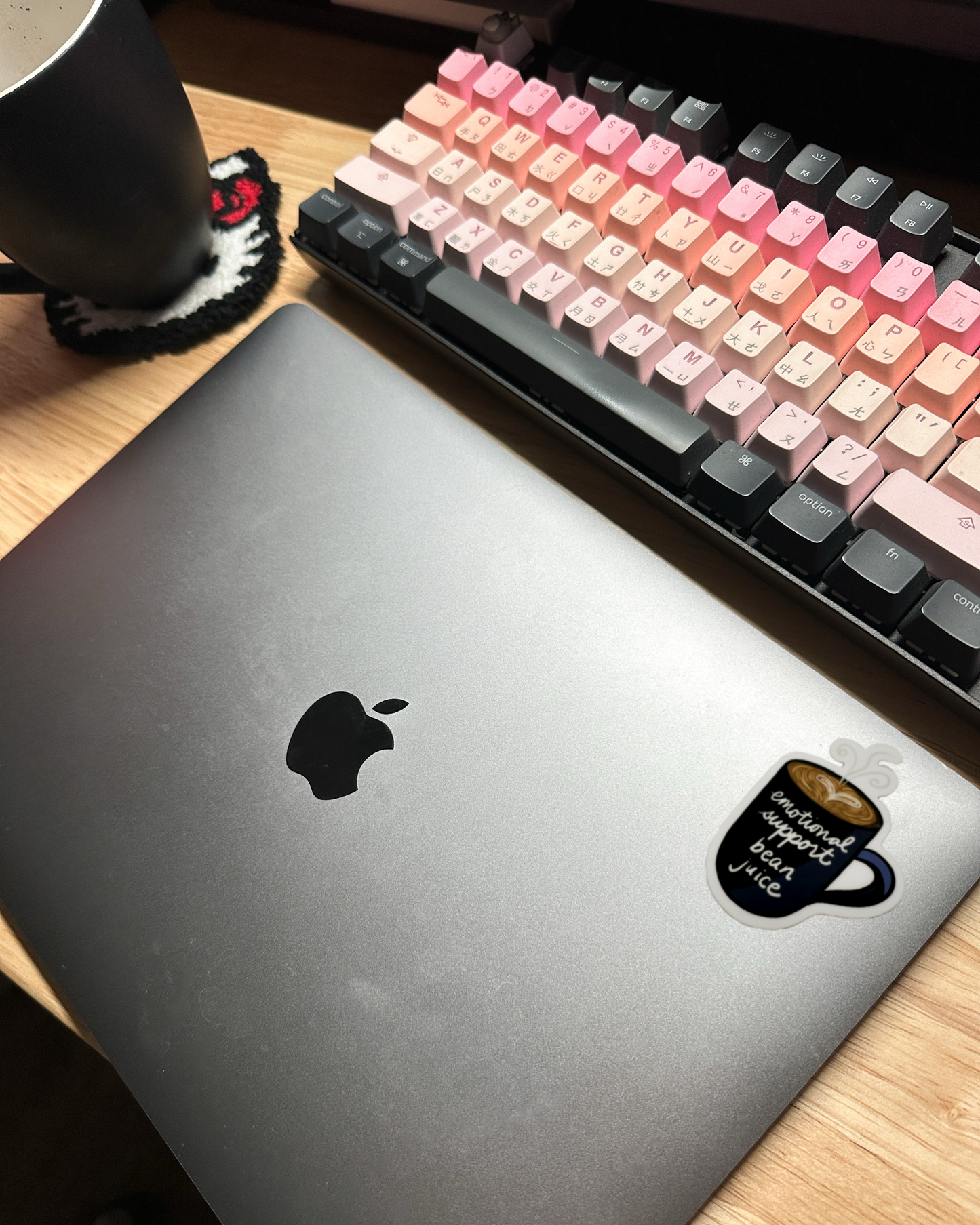 Emotional Support Bean Juice Sticker (Matte)