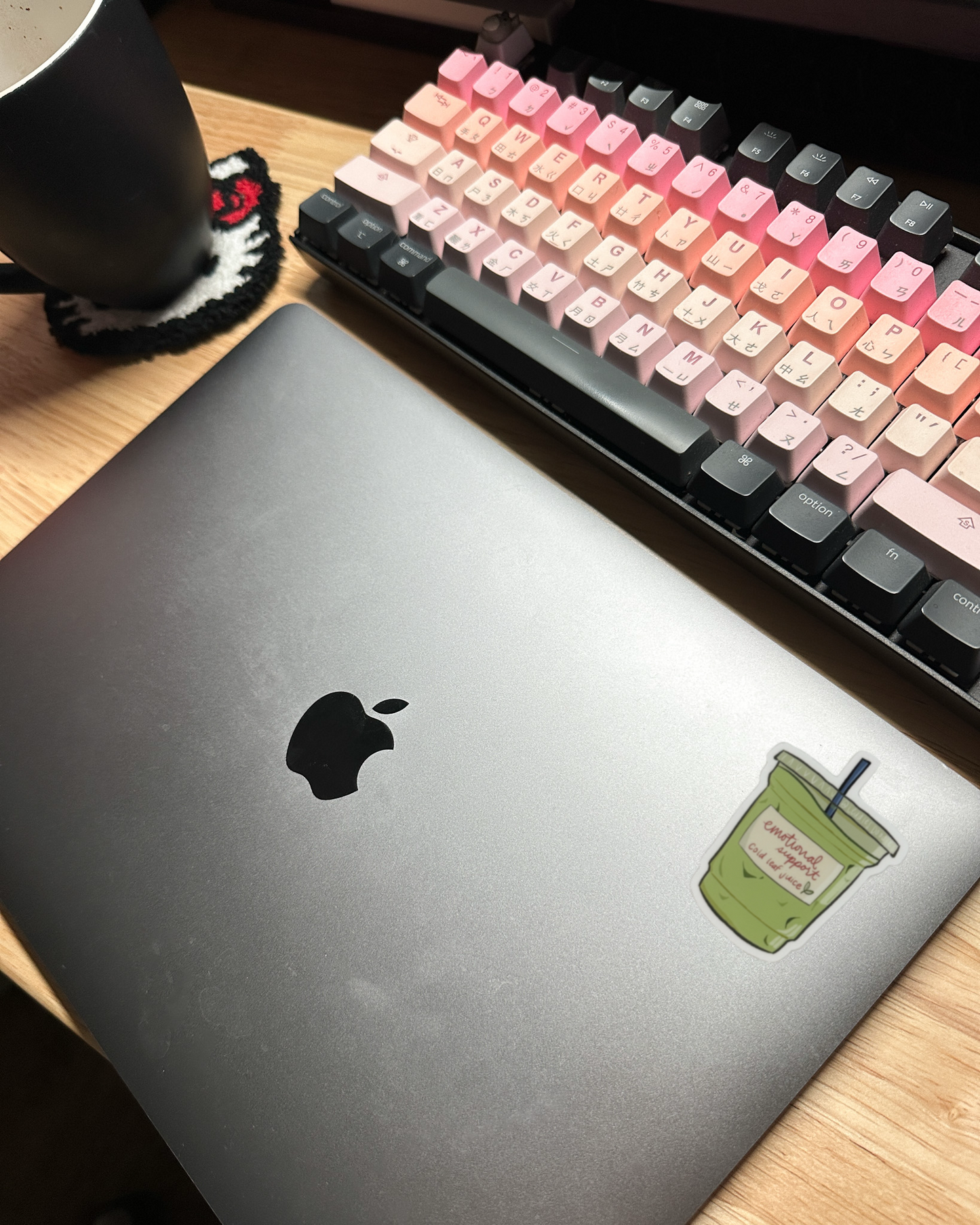 Emotional Support Leaf Juice Sticker (Matte)