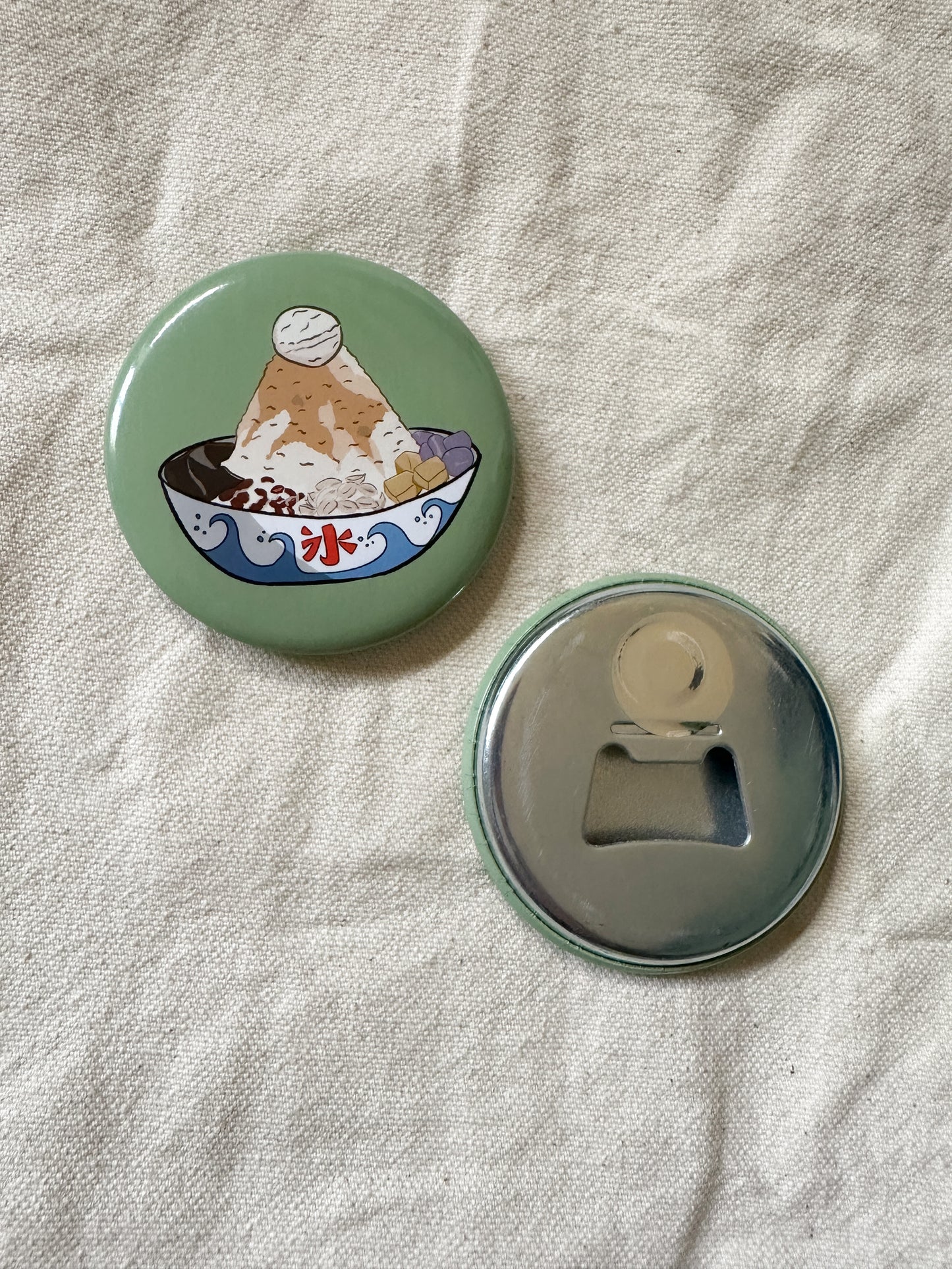 Taiwanese Shaved Ice 刨冰 Bottle Opener Magnet