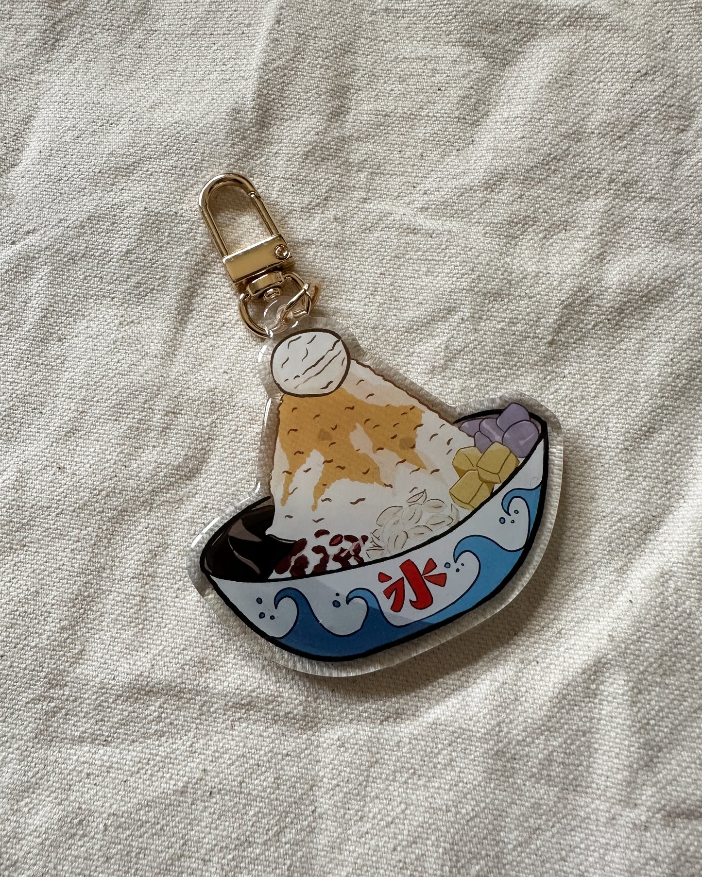 Taiwanese Shaved Ice 刨冰 Acrylic Keychain