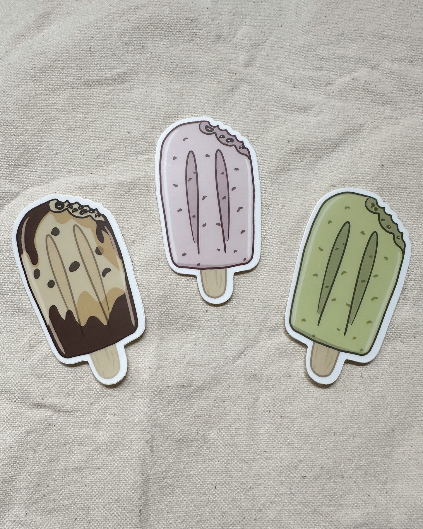 Popsicle Party Bundle of 3 Stickers (Matte)