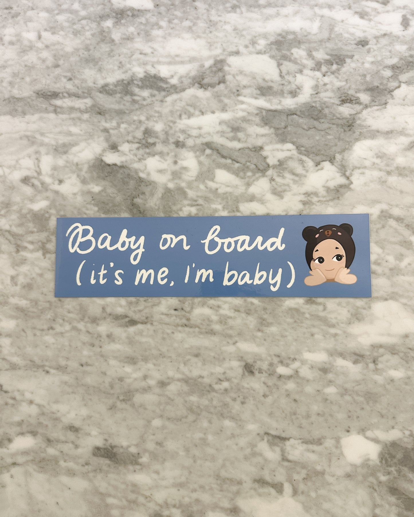 Baby On Board (I'm Baby) Bumper Sticker