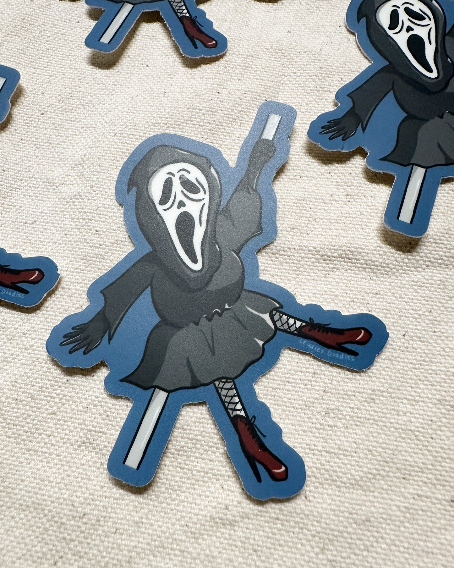 Spooky Pole Dancer Sticker (Matte)