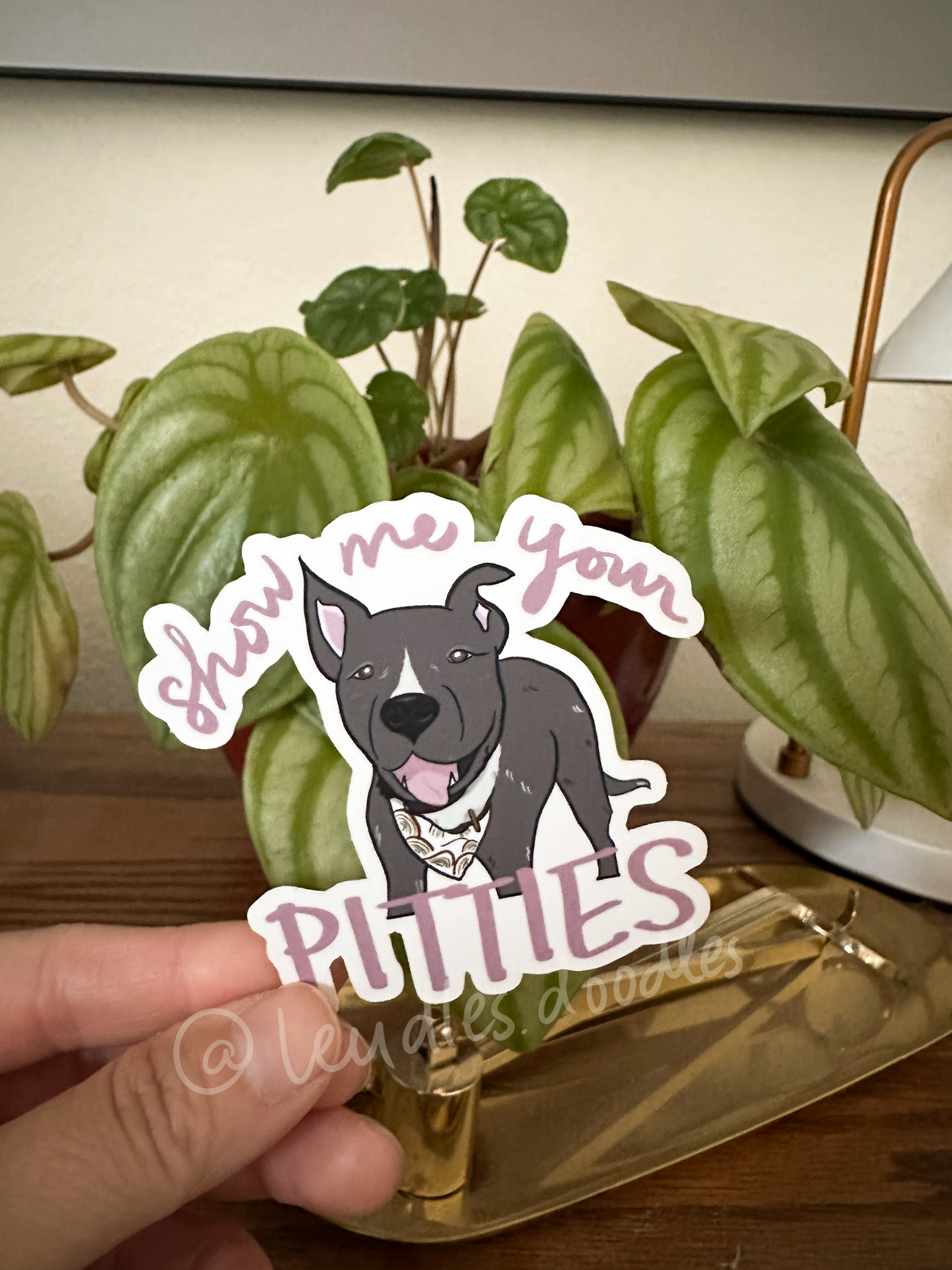 Show Me Your Pitties (Matte Vinyl Die Cut Sticker)