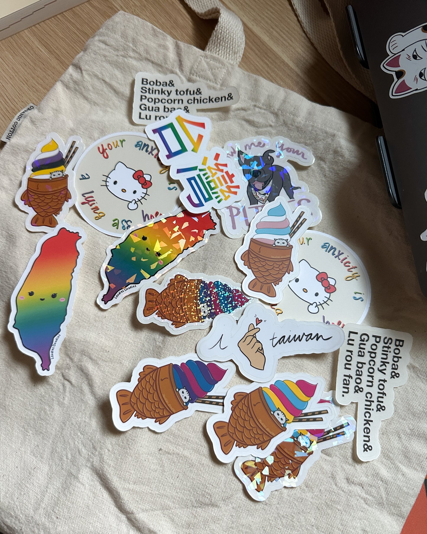 [B-Grade, OOPS!] AIYA! Mystery Bag of 5 B-Grade Stickers