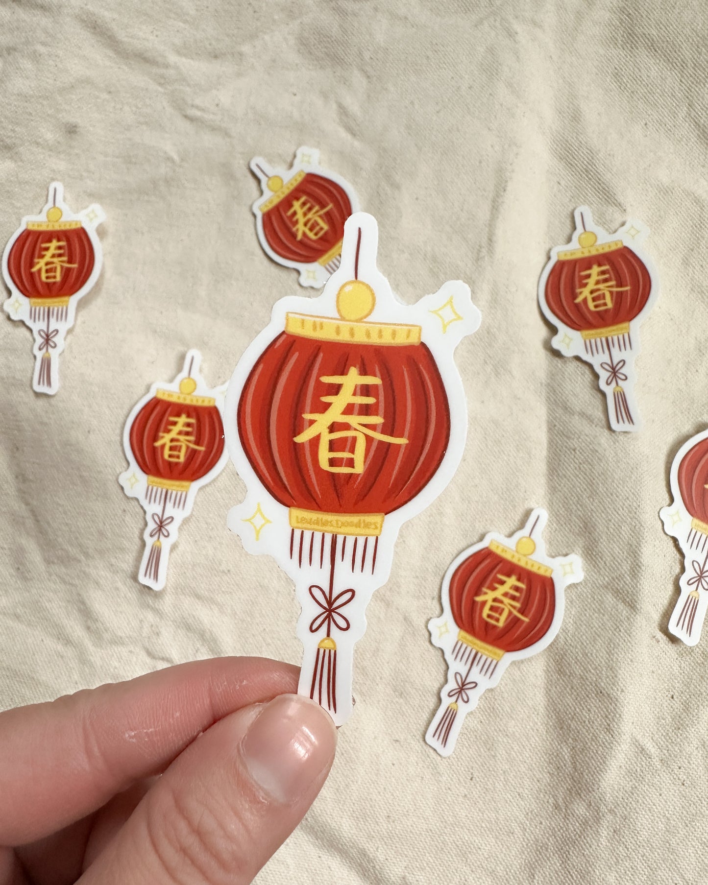 Lunar New Year Sticker Bundle of 3 Stickers (Matte Vinyl Die Cut)