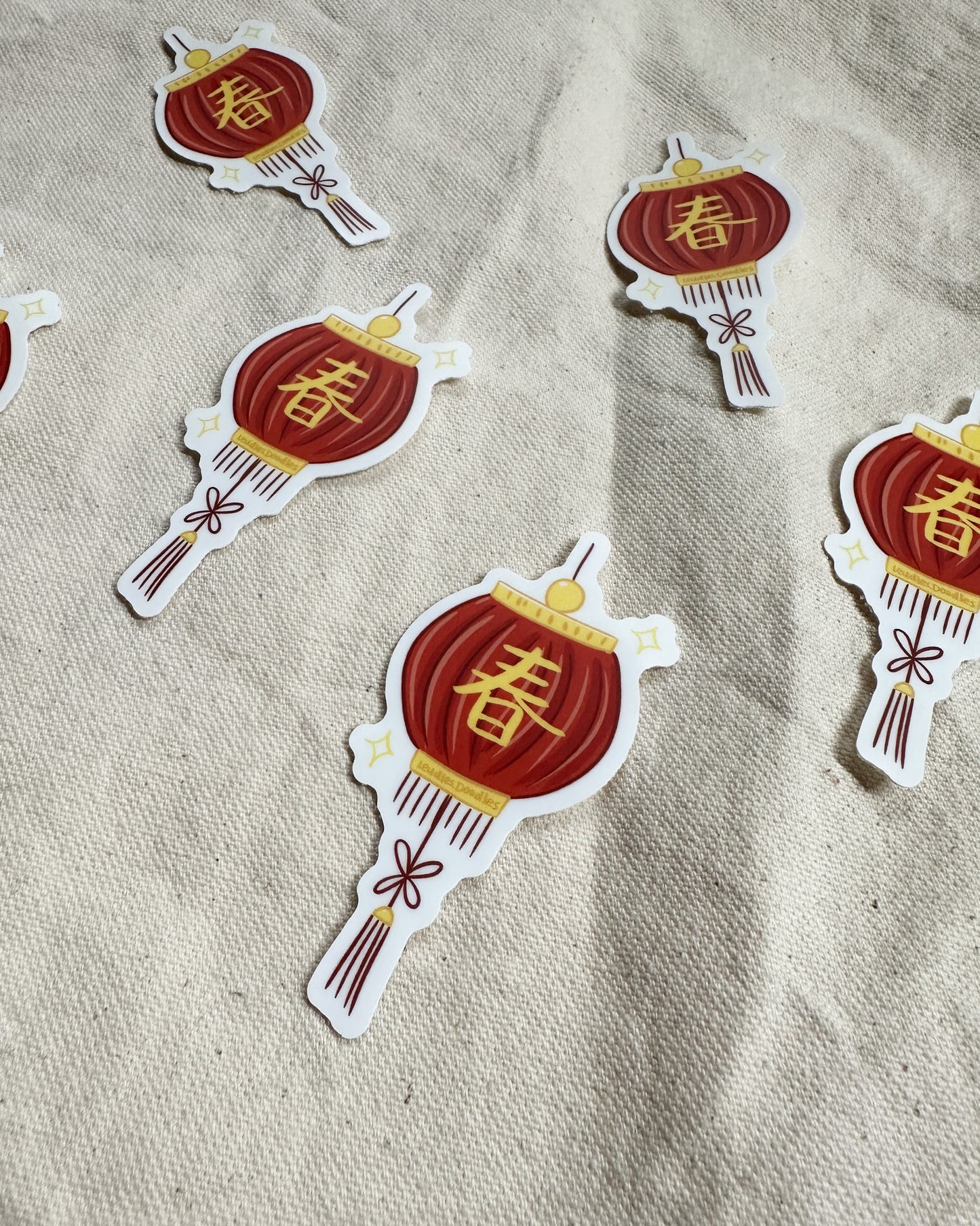 Lunar New Year Sticker Bundle of 3 Stickers (Matte Vinyl Die Cut)