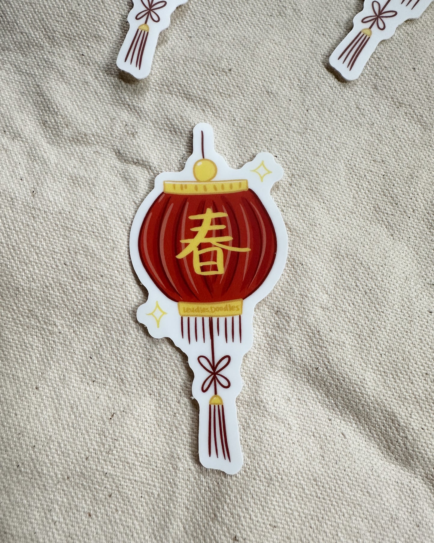 Lunar New Year Sticker Bundle of 3 Stickers (Matte Vinyl Die Cut)