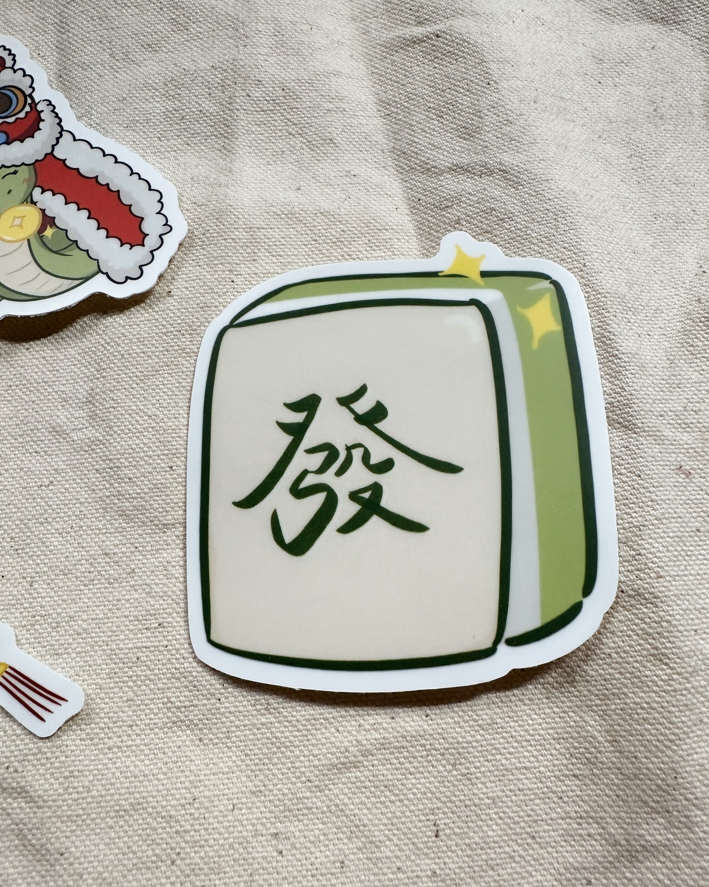 Lunar New Year Sticker Bundle of 3 Stickers (Matte Vinyl Die Cut)