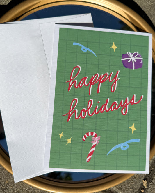 Happy Holidays Card (5x7")