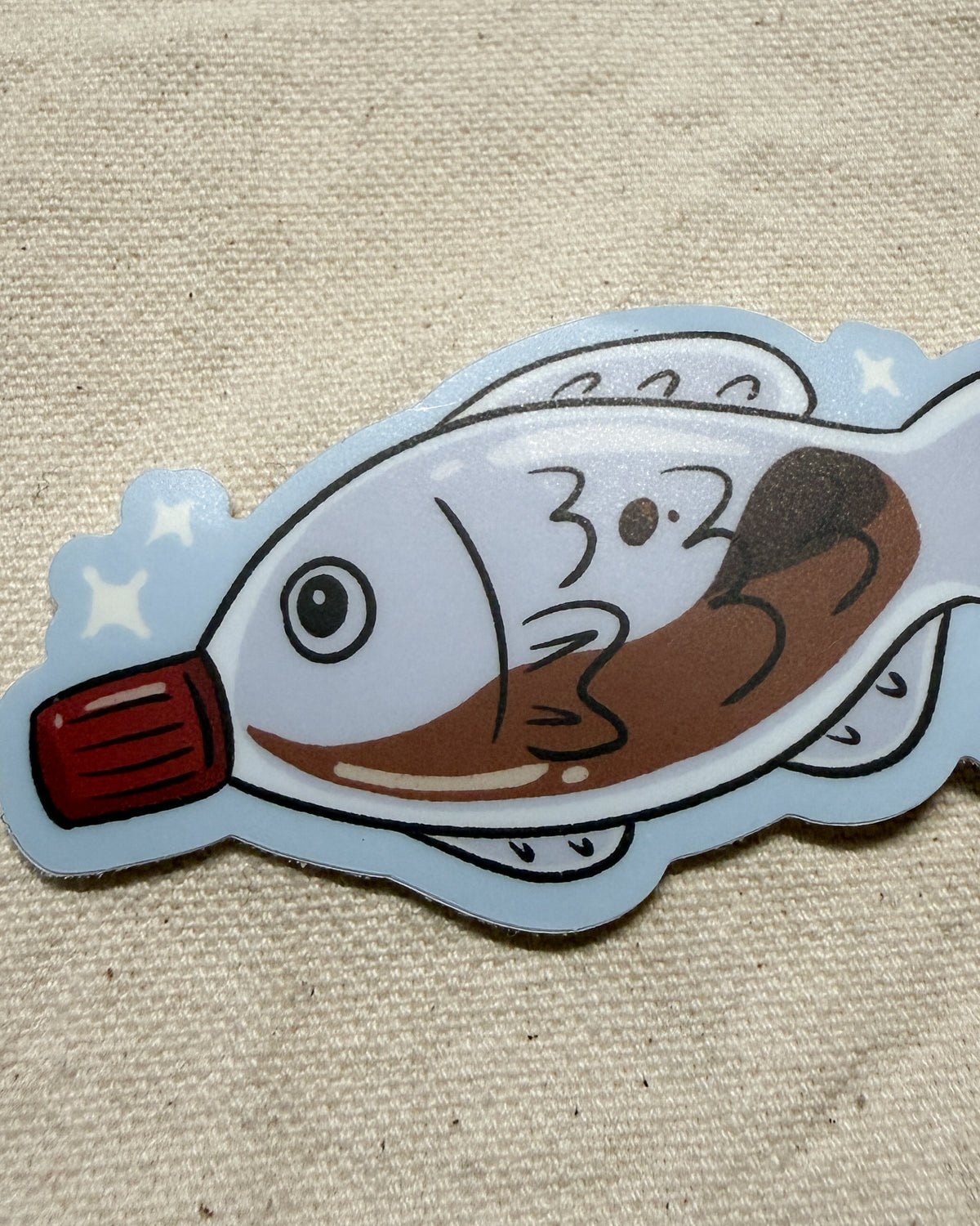 Soy Sauce Fish Sticker (Matte)