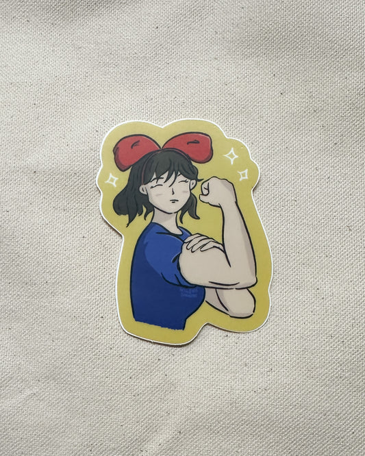 Witchy Riveter Sticker (Matte)