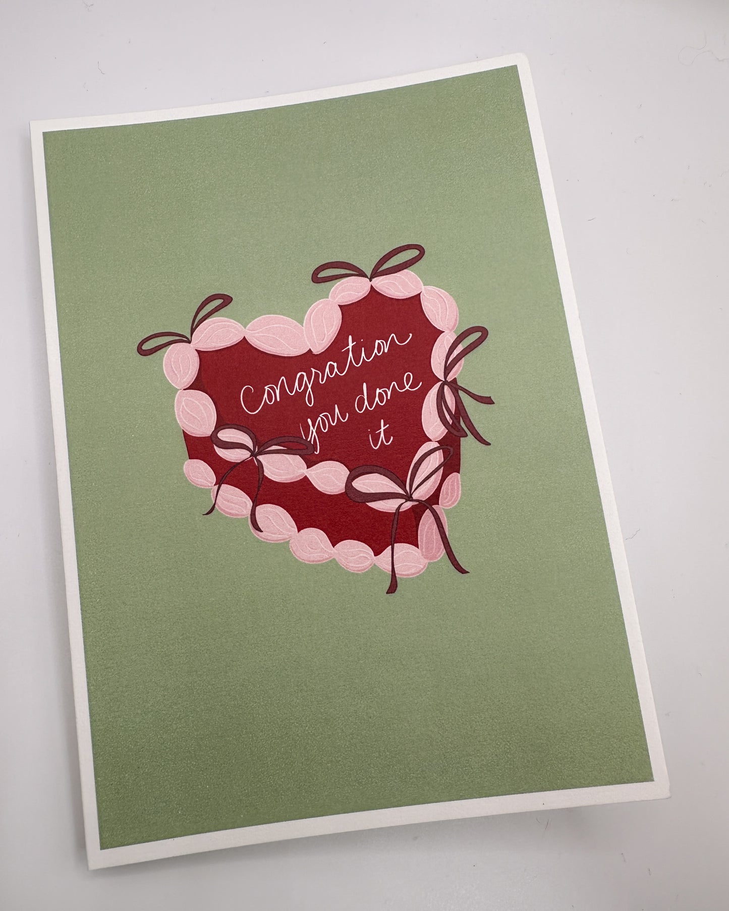 Congration You Done It Card (5x7")