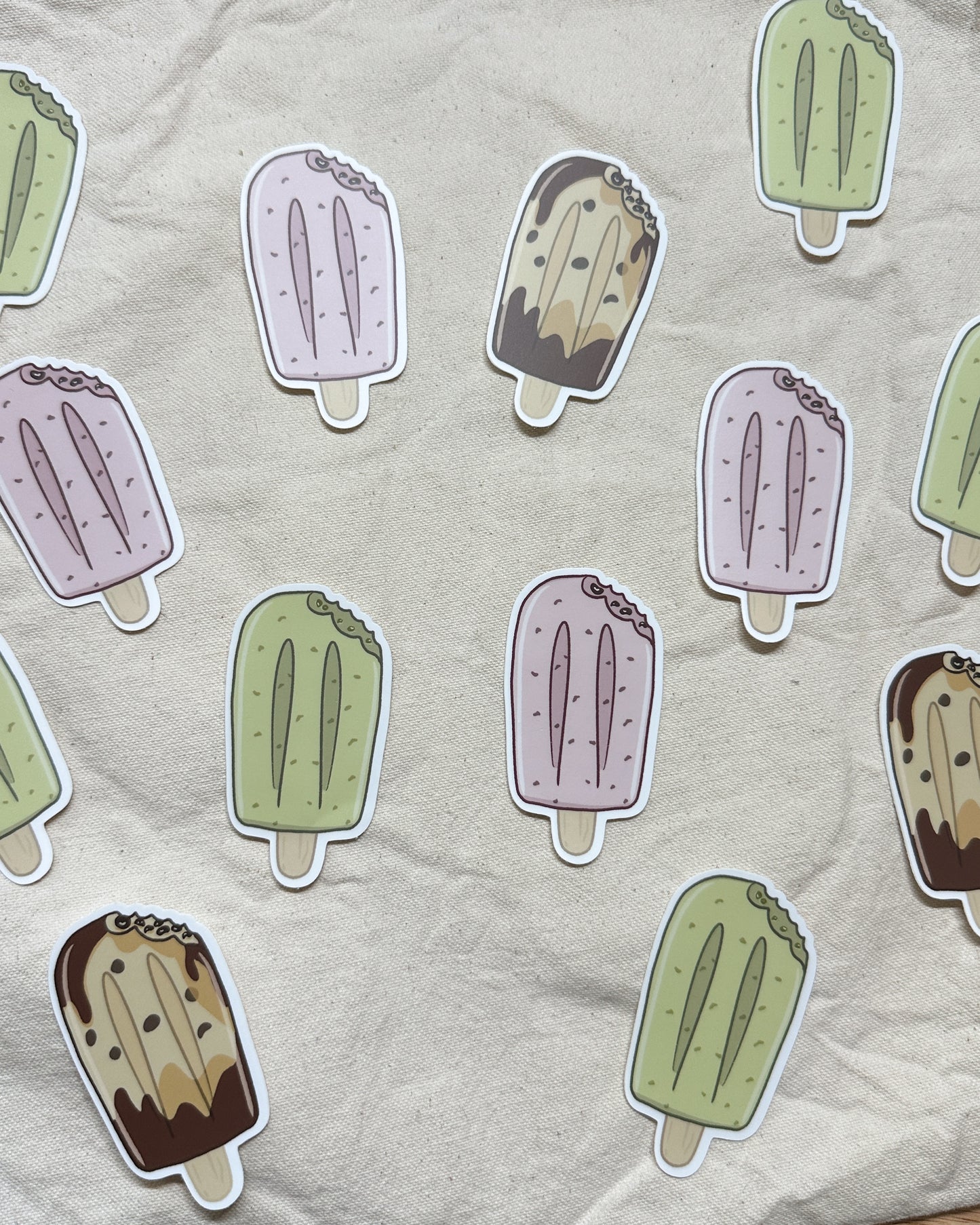 Mung Bean Popsicle Sticker (Matte)