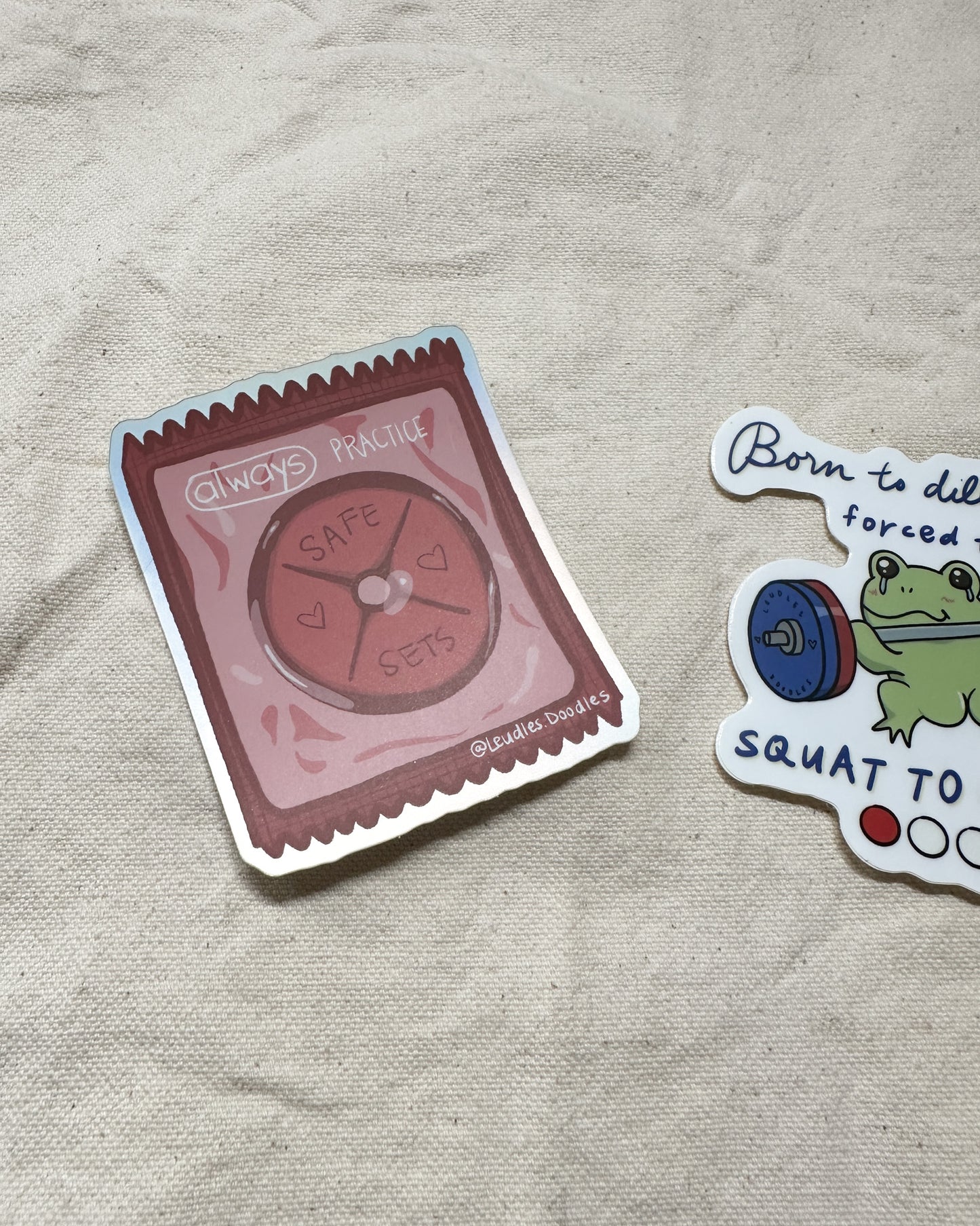 Gym Rat Bundle of 2 Stickers