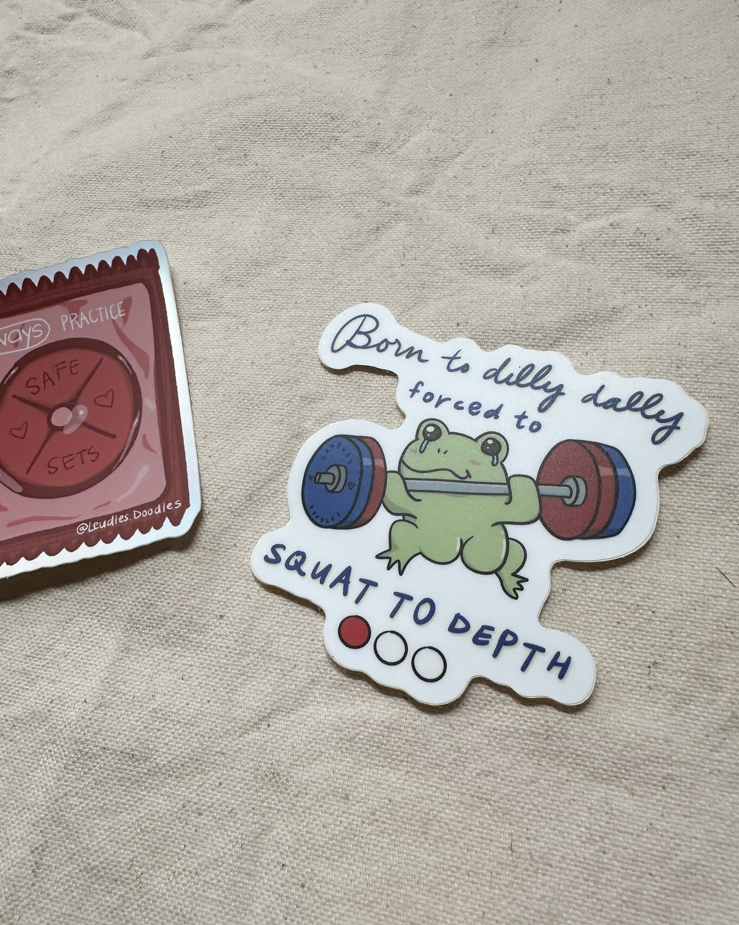 Gym Rat Bundle of 2 Stickers