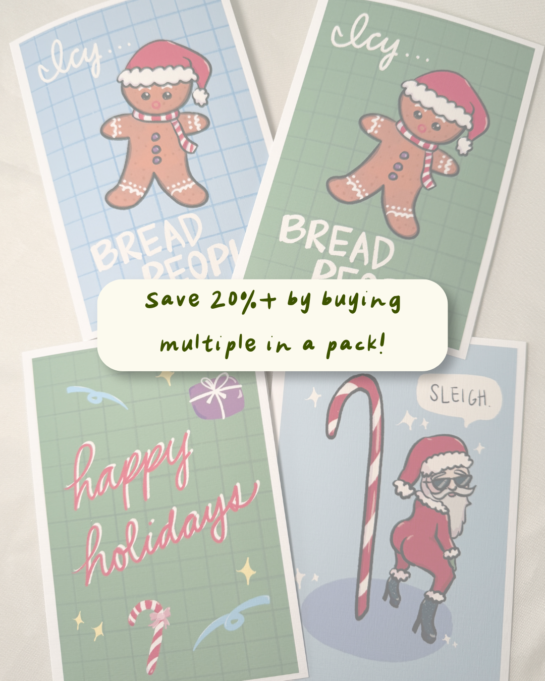 Happy Holidays Card (5x7")
