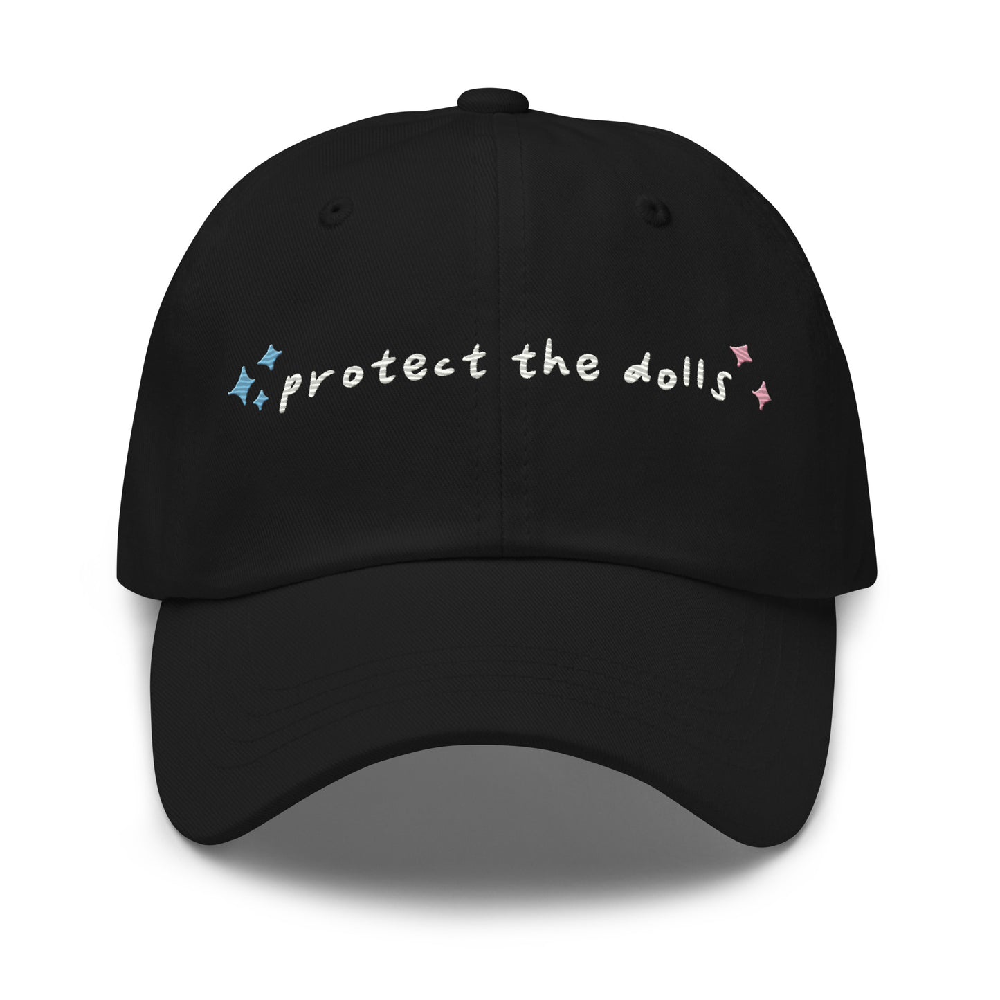 Protect the Dolls Embroidered Baseball Cap (100% profits donated)