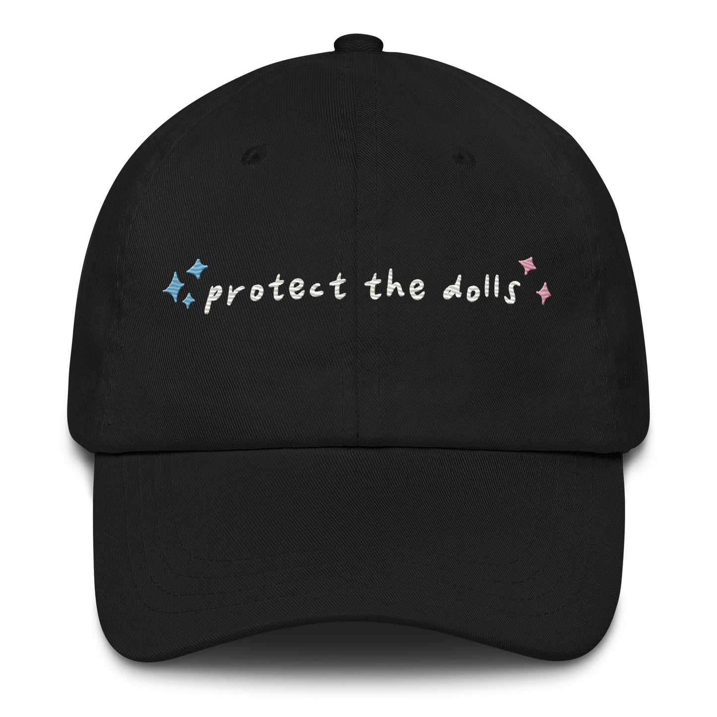 Protect the Dolls Embroidered Baseball Cap (100% profits donated)